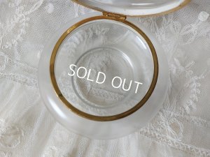 画像8: アンティークすみれ柄パウダージャー