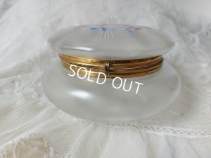 画像6: アンティークすみれ柄パウダージャー