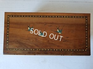 画像8: クッション付きモシュリンヌツバメ柄ボックス