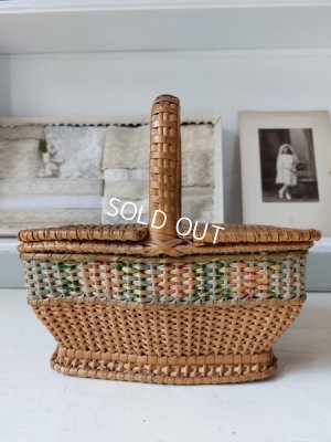 画像2: アンティークローズパニエ