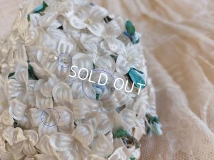 画像14: アンティーク布花ハット