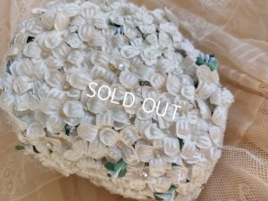 画像2: アンティーク布花ハット