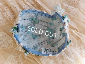 画像10: アンティーク布花ハット