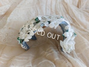 画像9: アンティーク布花ハット