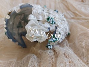 画像11: アンティーク布花ハット