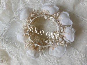 画像10: アンティークすずらんとローズの花冠