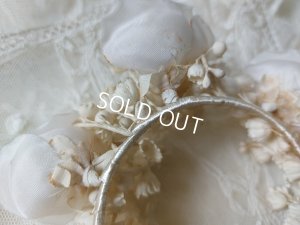 画像11: アンティークすずらんとローズの花冠