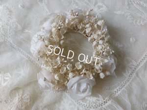 画像9: アンティークすずらんとローズの花冠