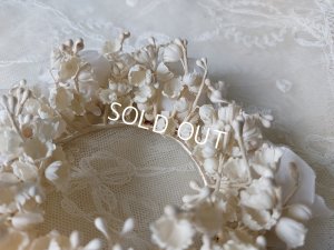 画像8: アンティークすずらんとローズの花冠