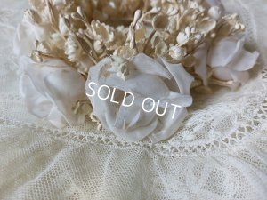 画像6: アンティークすずらんとローズの花冠