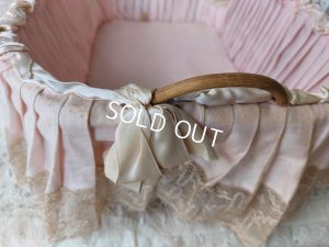 画像16: アンティークレース装飾バスケット