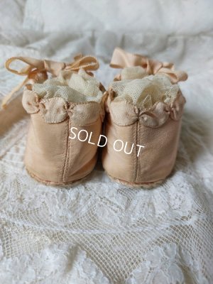 画像6: アンティークリボン装飾ベビーシューズ