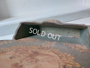 画像10: アンティークカルトナージュクッション付ケース