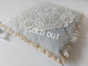 画像6: アンティークレースクッション