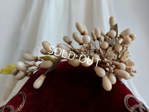 画像5: アンティークワックスフラワーティアラ