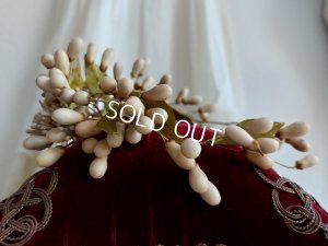 画像6: アンティークワックスフラワーティアラ