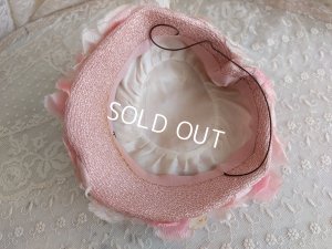 画像12: アンティーク布花ハット