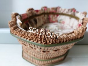 画像12: フレンチファブリック装飾バスケット