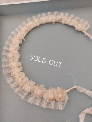 画像6: アンティークコミュニオンベールと花冠セット