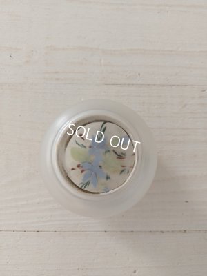 画像8: アンティーク花柄パウダージャー