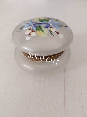 画像4: アンティーク花柄パウダージャー