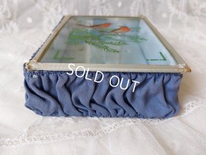 画像8: アンティーク小鳥柄ガラスケース