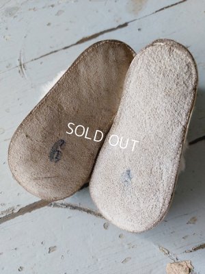 画像7: アンティーク白いベビーシューズ