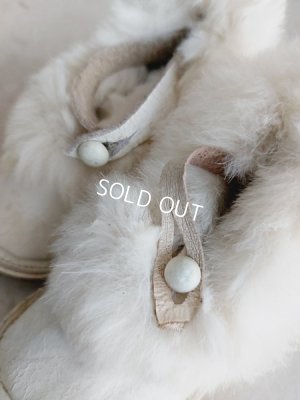 画像5: アンティーク白いベビーシューズ