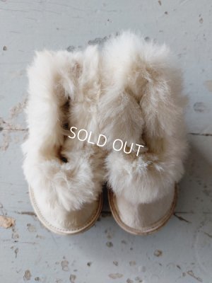 画像2: アンティーク白いベビーシューズ