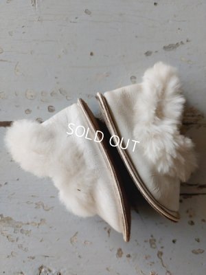 画像12: アンティーク白いベビーシューズ