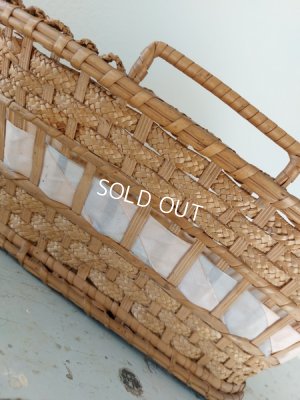 画像6: アンティーククッション付バスケット