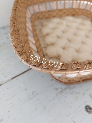 画像8: アンティーククッション付バスケット