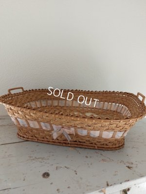 画像13: アンティーククッション付バスケット