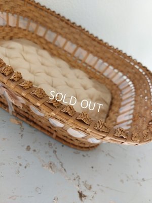 画像14: アンティーククッション付バスケット