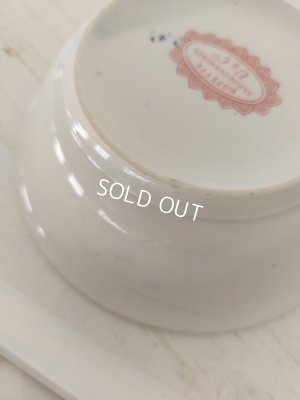 画像2: サルグミンヌ U&C ロゼットリボン柄ソープディッシュセット