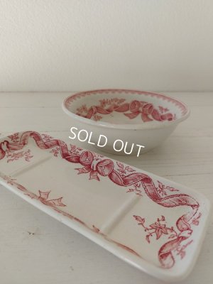 画像10: サルグミンヌ U&C ロゼットリボン柄ソープディッシュセット