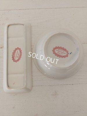 画像15: サルグミンヌ U&C ロゼットリボン柄ソープディッシュセット