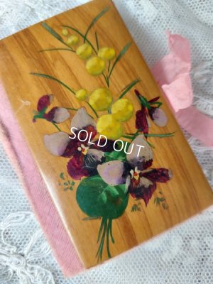 画像2: モシュリンヌすみれとミモザ柄ニードルケース