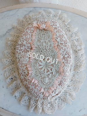 画像5: アンティークレースクッション