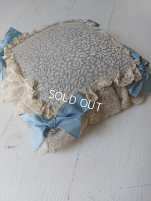 画像12: アンティークレースクッション