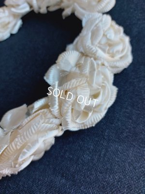 画像9: アンティーク布花冠