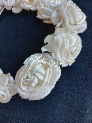 画像10: アンティーク布花冠