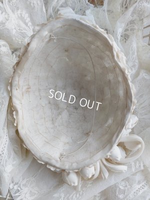 画像3: アンティーク布花ハット