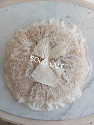 画像6: アンティークレースクッション