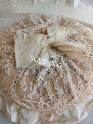 画像10: アンティークレースクッション