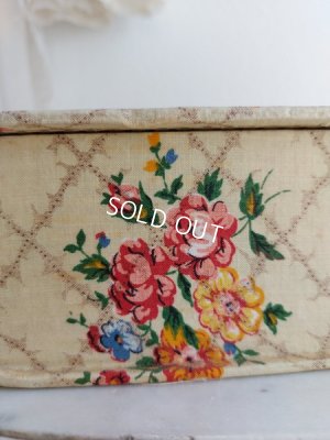 画像3: アンティーク花柄カルトナージュボックス