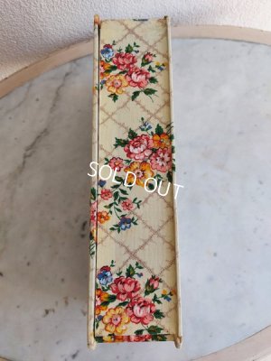 画像10: アンティーク花柄カルトナージュボックス