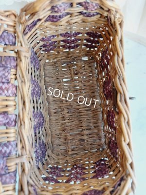 画像5: アンティーク持ち手付小さなバスケット