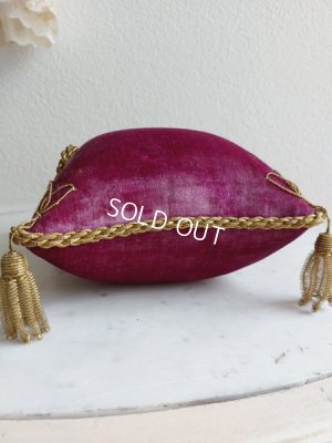 画像8: アンティークグローブドマリエクッション