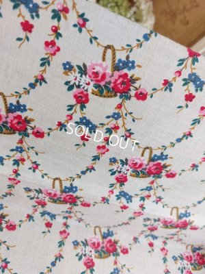 画像11: アンティーク花かご柄カルトナージュボックス